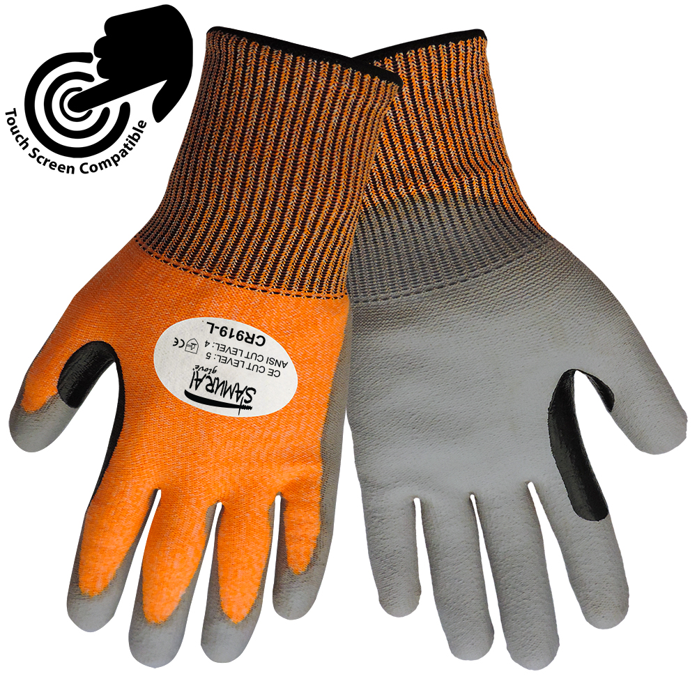 Samurai Glove® Cut and Puncture Resistant Touch Screen Responsive Gloves - Spill Control
